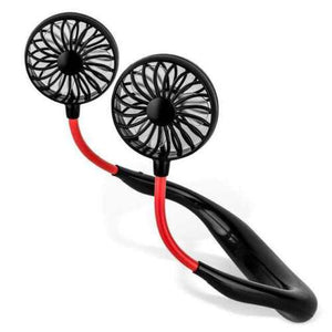 Portable Hanging Neck Sport Fan Lazy Neckband USB Rechargeable Personal Mini Fan