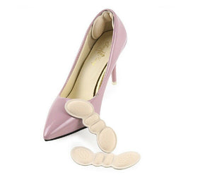 4 Pairs Anti-Slip High Heel Cushion Self-Adhesive Shoe Pads for Loose Shoes US