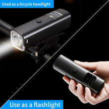 Load image into Gallery viewer, USB Rechargeable LED Bicycle Headlight Cycling Bike Head Light Front Lamp + Horn
