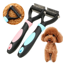 Load image into Gallery viewer, Rapid Knot Grooming Tool Dematting and Deshedding Safe Double-sided Pet Brush Comb for Dog Cat Animal 
