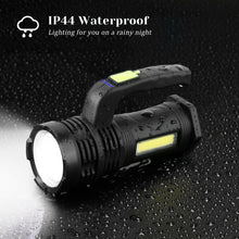 Load image into Gallery viewer, Rechargeable Handheld Flashlight Super Bright LED Spotlight Portable Searchlight
