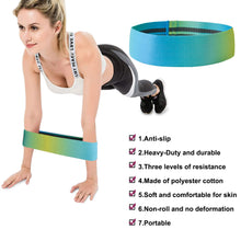 Load image into Gallery viewer, Fabric Resistance Bands Loop Gym Exercise Yoga Workout Butt Lift Booty Band Set
