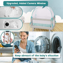 Load image into Gallery viewer, Baby Crib Tent Safety Net Pop up Canopy Cover Home US SALE
