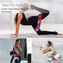 Load image into Gallery viewer, Fabric Resistance Bands Loop Gym Exercise Yoga Workout Butt Lift Booty Band Set
