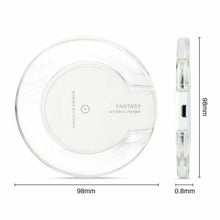 Load image into Gallery viewer, Qi Wireless Fast Charger Charging Pad Dock for Samsung Iphone Android Cell Phone
