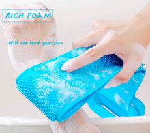 Load image into Gallery viewer, Silicone Bath Exfoliating Scrub Body Wash
