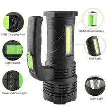 Load image into Gallery viewer, Rechargeable Handheld Flashlight Super Bright LED Spotlight Portable Searchlight
