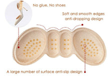 Load image into Gallery viewer, 4 Pairs Anti-Slip High Heel Cushion Self-Adhesive Shoe Pads for Loose Shoes US
