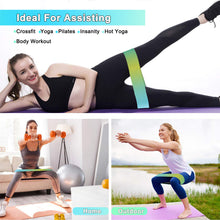 Load image into Gallery viewer, Fabric Resistance Bands Loop Gym Exercise Yoga Workout Butt Lift Booty Band Set
