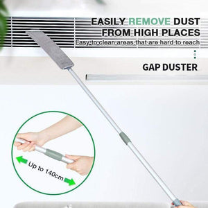 Telescopic Long Handle Microfiber Mop Household Dust Cleaning Tool