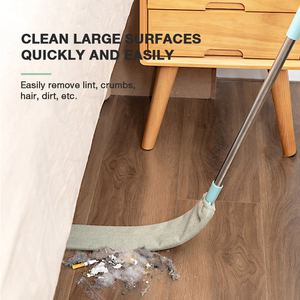 Telescopic Long Handle Microfiber Mop Household Dust Cleaning Tool