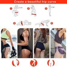 Load image into Gallery viewer, Fabric Resistance Bands Loop Gym Exercise Yoga Workout Butt Lift Booty Band Set
