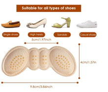 Load image into Gallery viewer, 4 Pairs Anti-Slip High Heel Cushion Self-Adhesive Shoe Pads for Loose Shoes US
