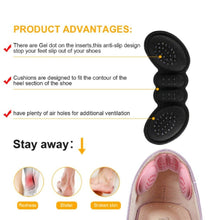 Load image into Gallery viewer, 4 Pairs Anti-Slip High Heel Cushion Self-Adhesive Shoe Pads for Loose Shoes US
