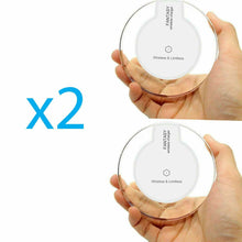 Load image into Gallery viewer, Qi Wireless Fast Charger Charging Pad Dock for Samsung Iphone Android Cell Phone
