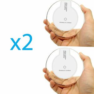 Qi Wireless Fast Charger Charging Pad Dock for Samsung Iphone Android Cell Phone